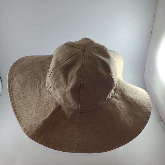 The Gap Boho Hippie Style Floppy Sun Hat Beige Wide Brimmed 100% Cotton Size S/M - Picture 3 of 12